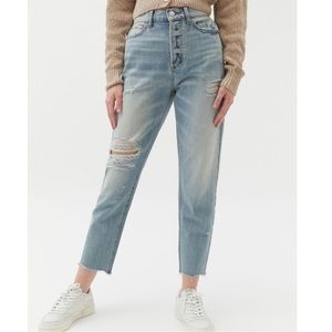 BDG Distressed Slim Straight Jeans